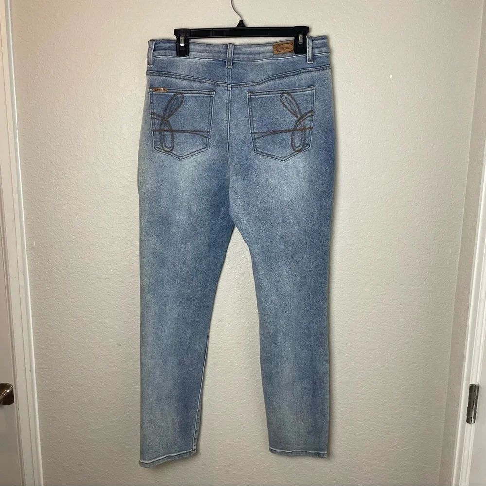 JOYFOLIE Mia Joy Women's Skinny Stretchy High Rise Blue Jeans Size 30 - Picture 8 of 10